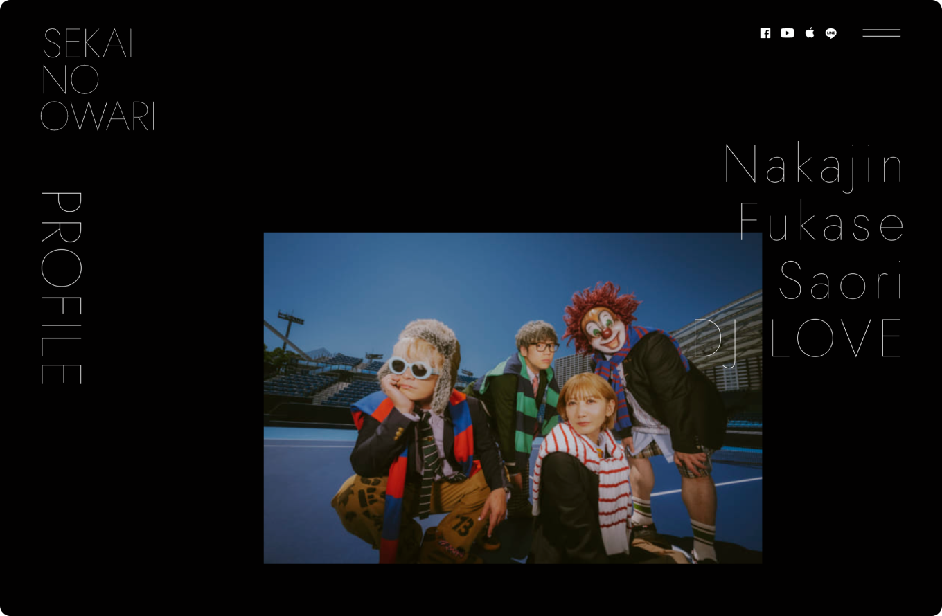 SEKAI NO OWARIイメージ1